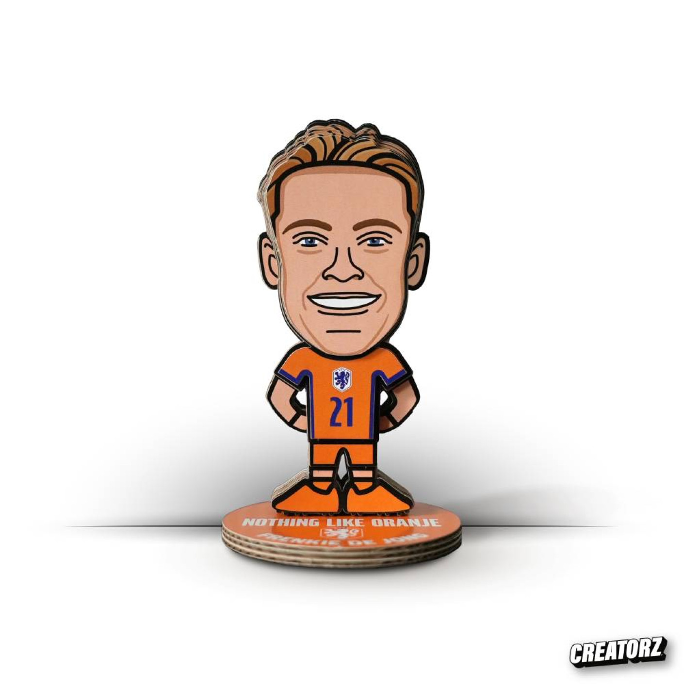 Frenkie de Jong Netherlands Miniature 3D Doll