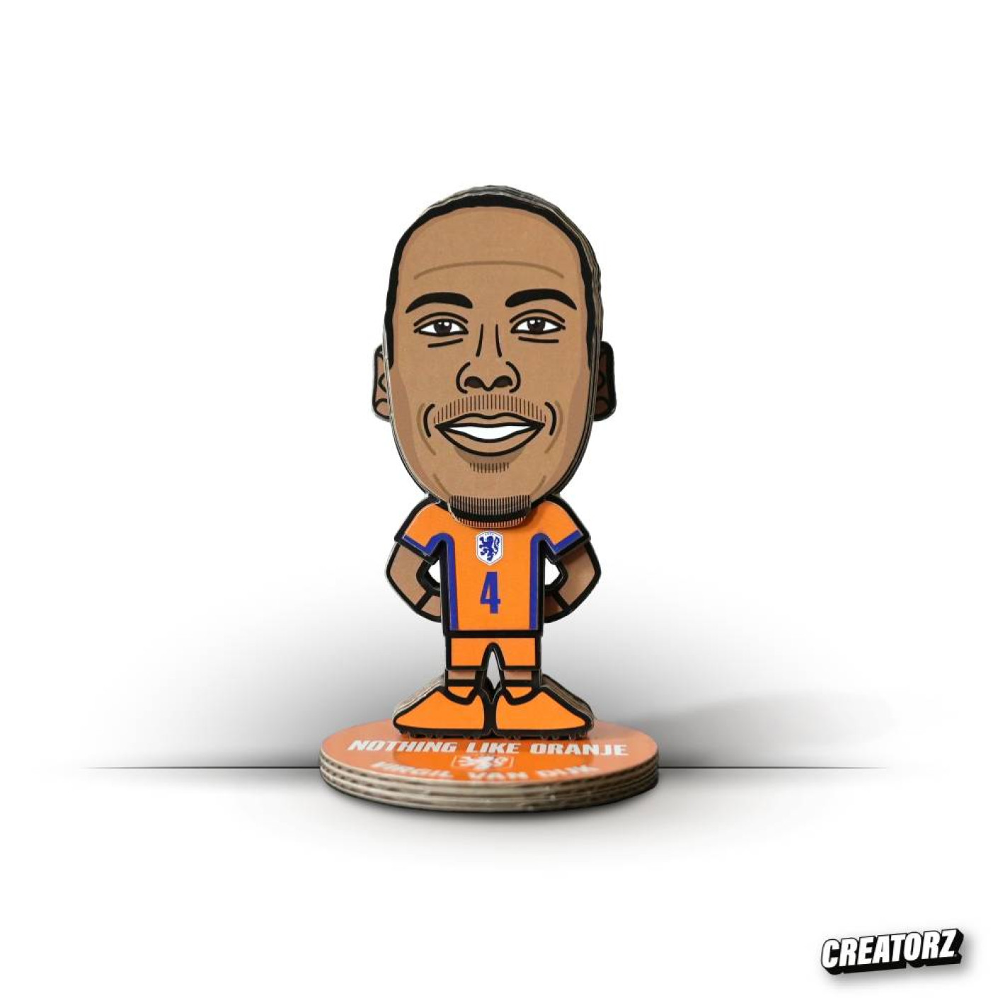 Virgil van Dijk Netherlands Miniature 3D Doll