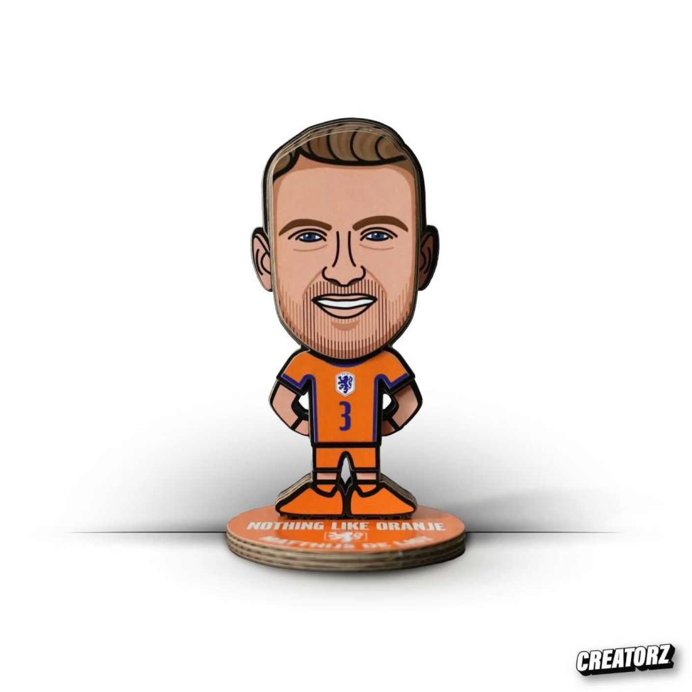 Matthijs de Ligt Nederland Miniatuur 3D Poppetje