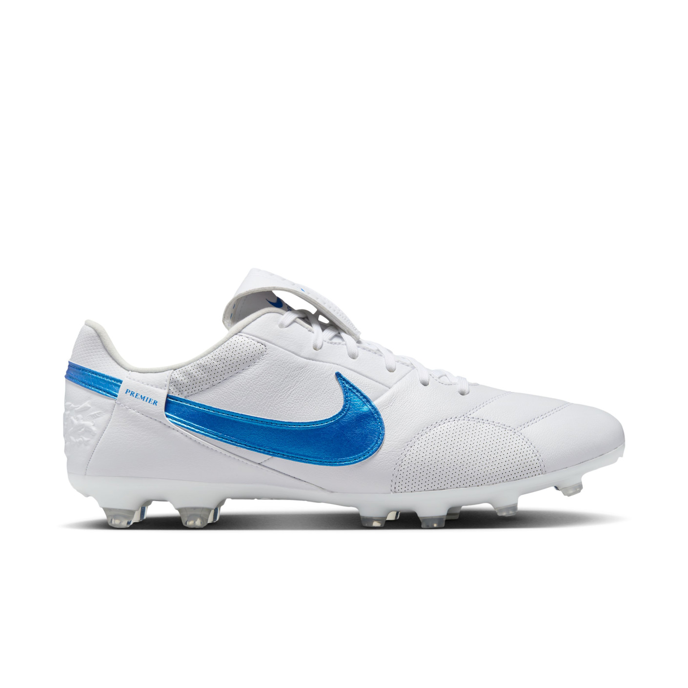 Nike Premier III Gras Football Shoes (FG) White Blue