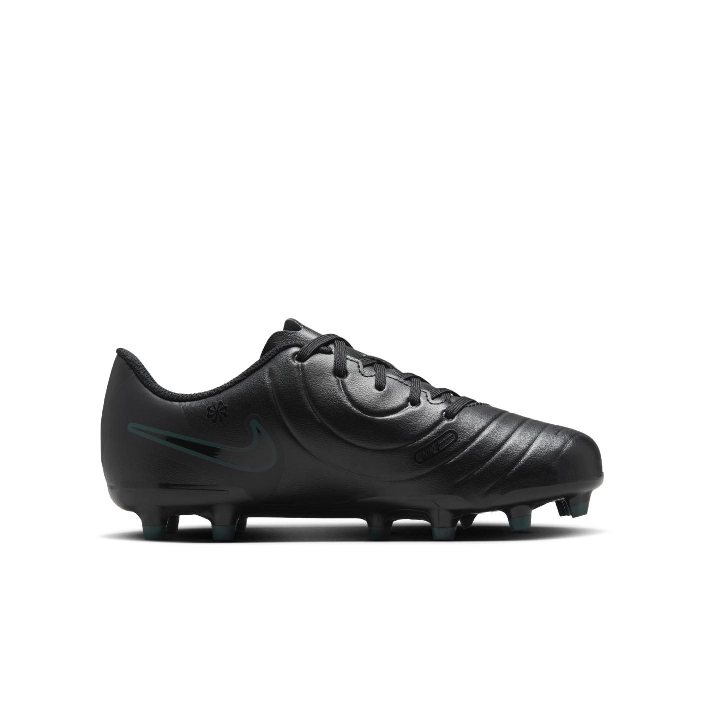 Nike Tiempo Legend Club 10 Grass Artificial Grass Football Shoes MG Kids Black Dark Green KNVBshop