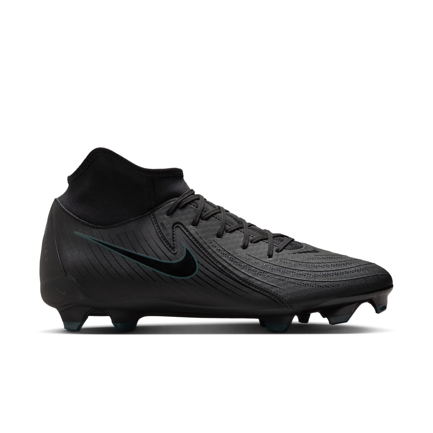 Nike Phantom Luna Academy II Grass/Artificial Grass Football Shoes (MG) Black Dark Green