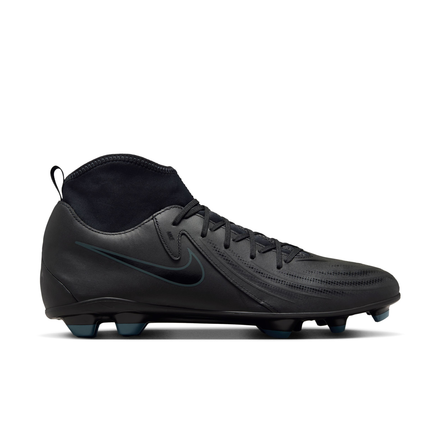 Nike Phantom Luna Club II Grass/Artificial Grass Football Shoes (MG) Black Dark Green