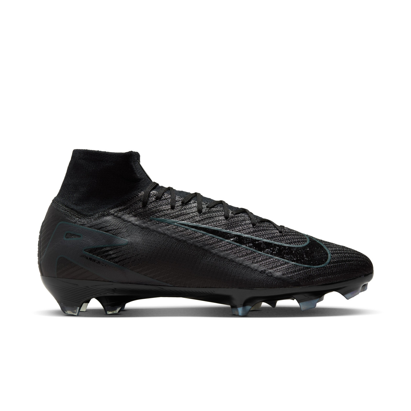 Nike mercurial black green hotsell