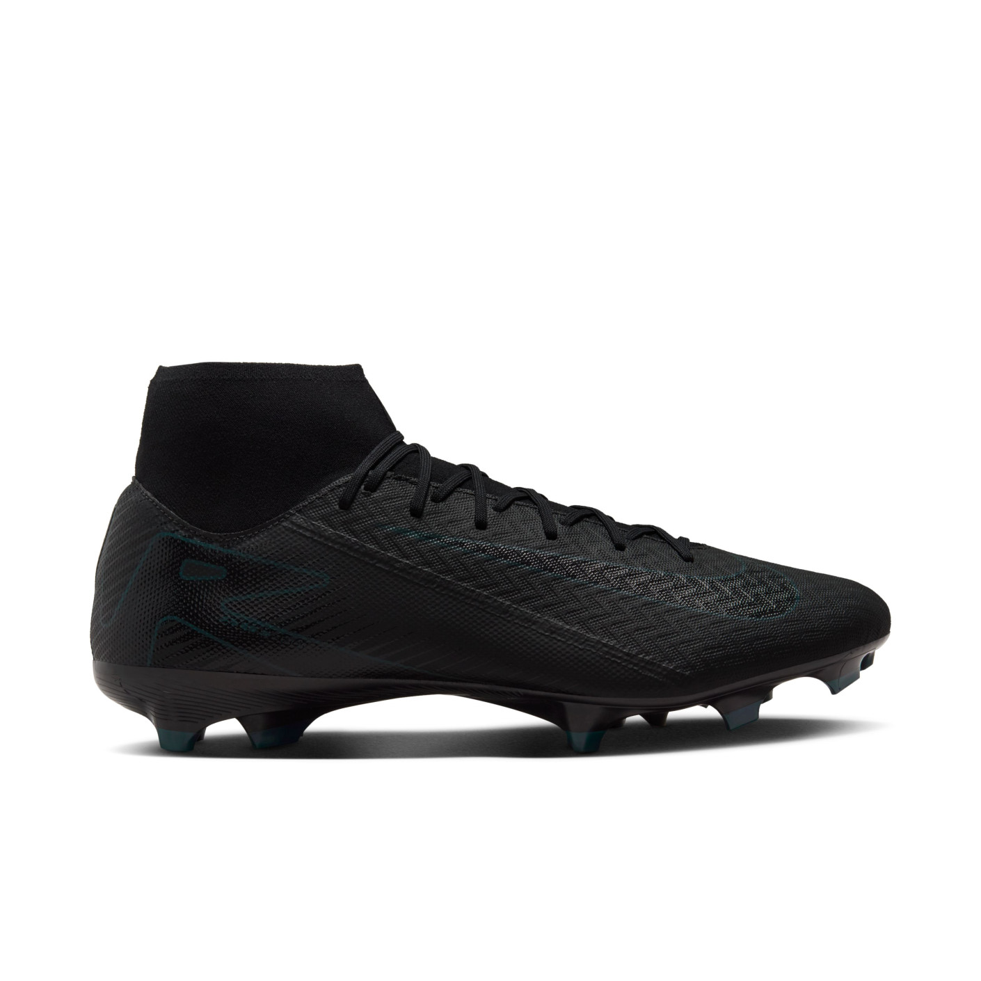 Nike Zoom Mercurial Superfly Academy 10 Grass/Artificial Grass Football Shoes (MG) Black Dark Green