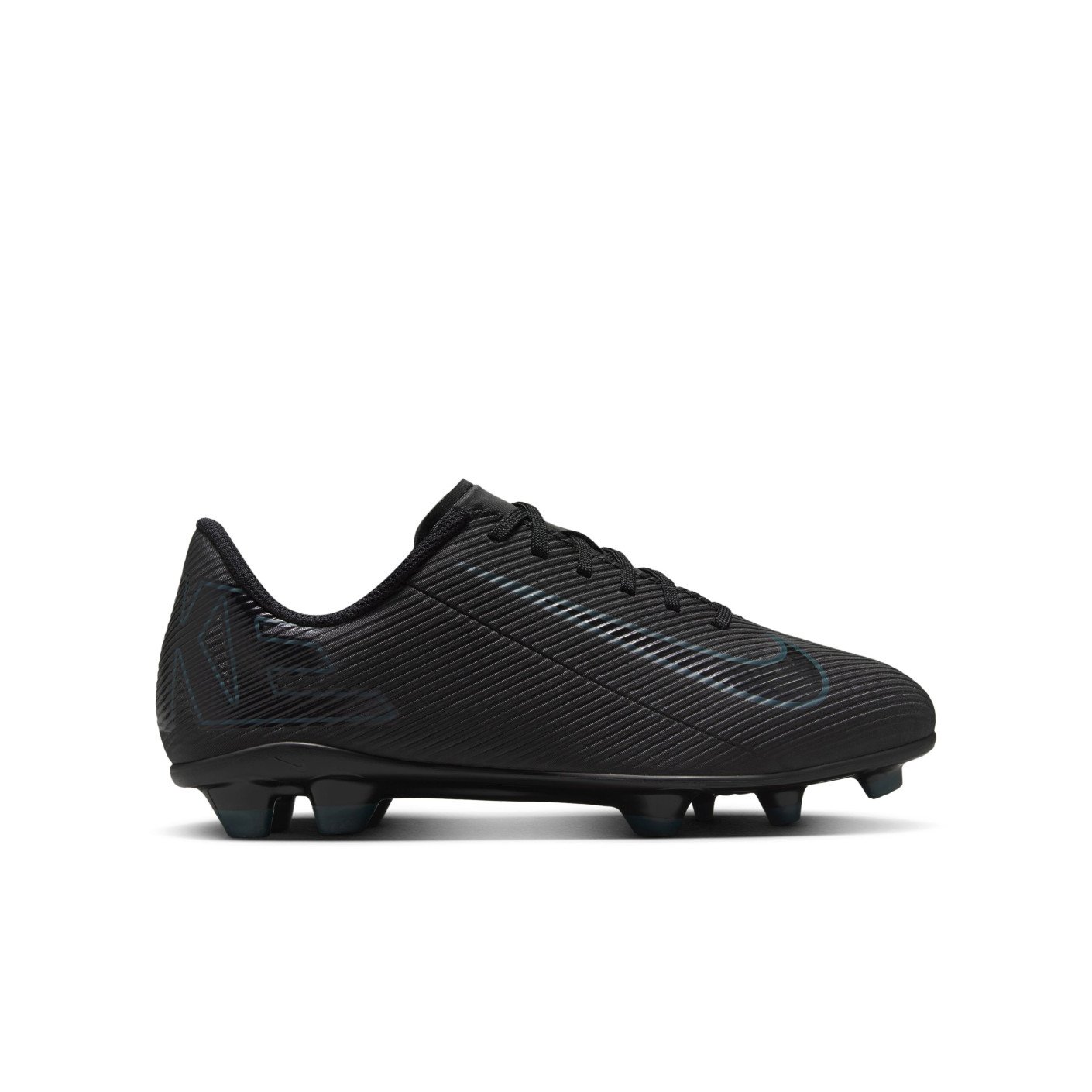 Nike Mercurial Vapor Club 16 Gras Kunstgras Voetbalschoenen MG Kids Zwart Donkergroen KNVBshop