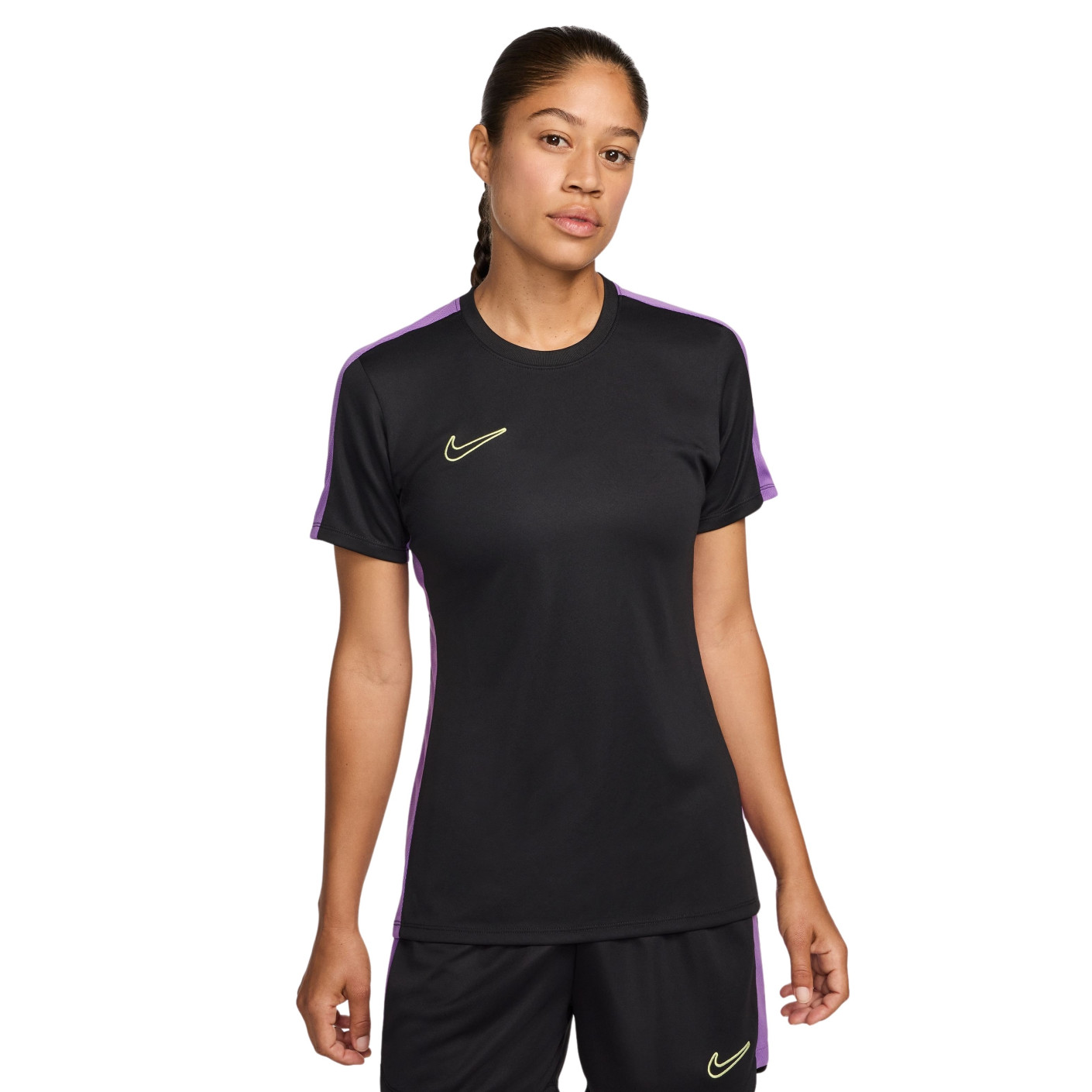 Nike Academy 23 Women s Training Shirt Black Purple Bright Yellow