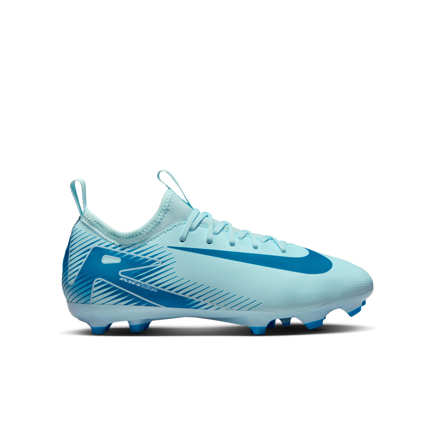 Nike Zoom Mercurial Vapor Academy 16 Gras / Kunstgras Voetbalschoenen (MG) Kids Lichtblauw Blauw