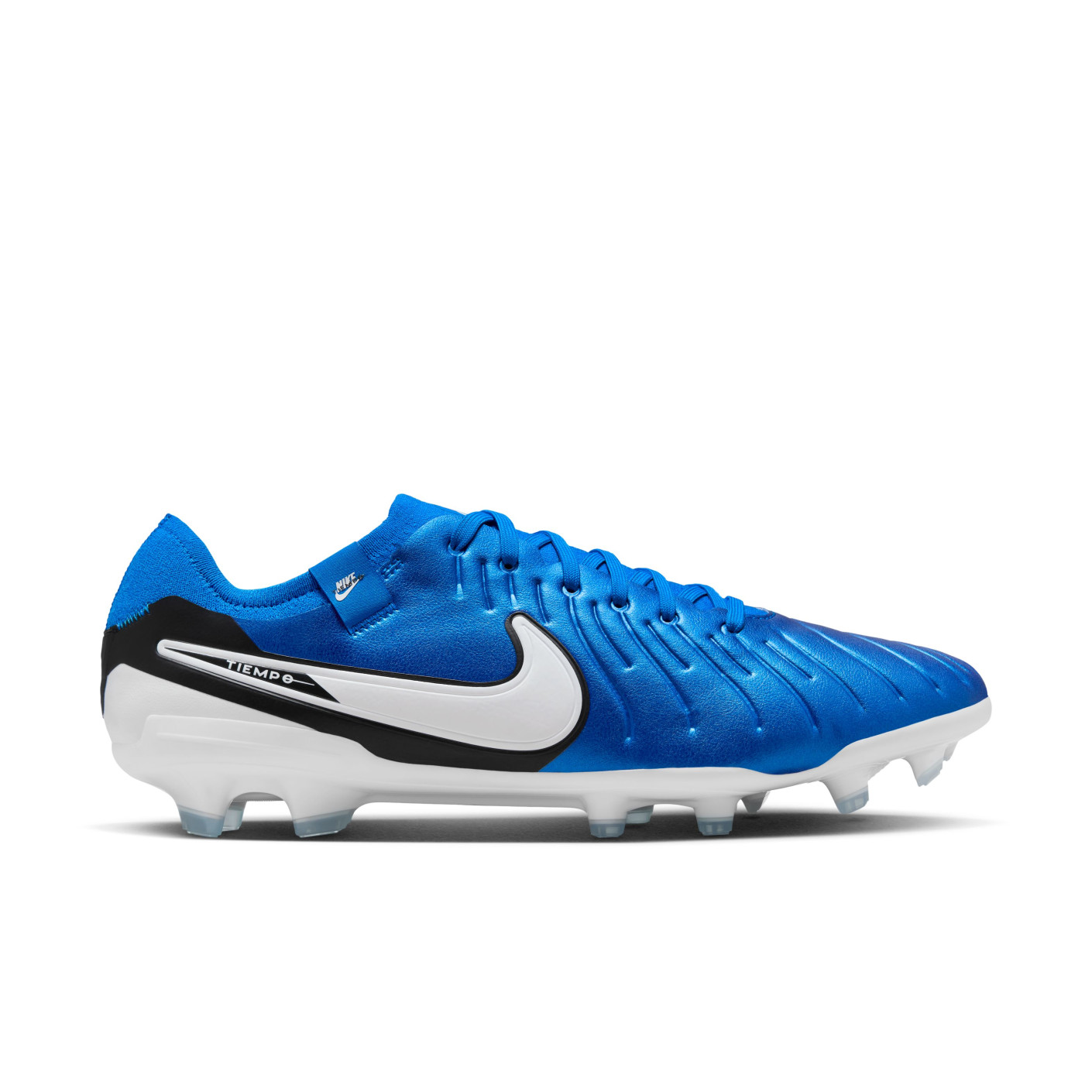 Nike Tiempo Legend Pro 10 Gras Voetbalschoenen (FG) Blauw Wit Zwart