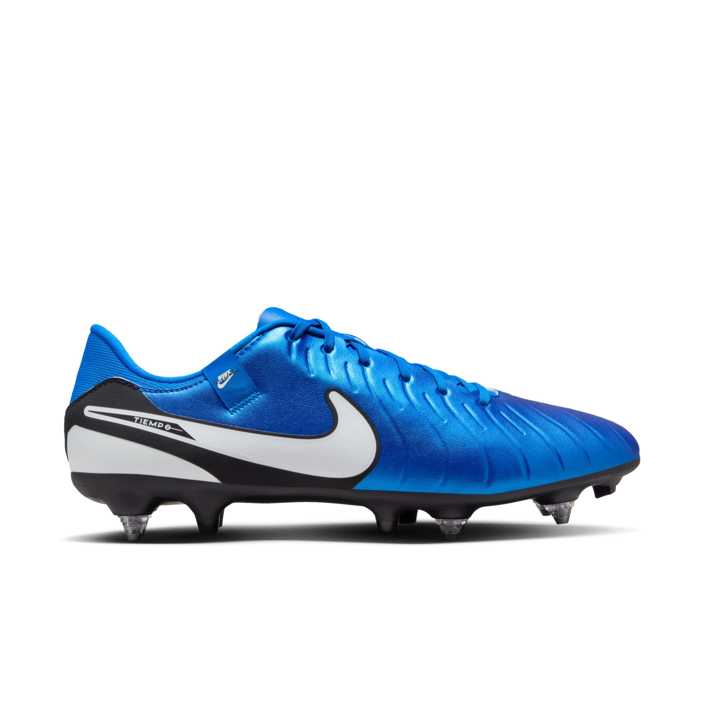 Nike Tiempo Legend Academy 10 Iron Nop Football Shoes (SG) Anti-Clog Blue White Black