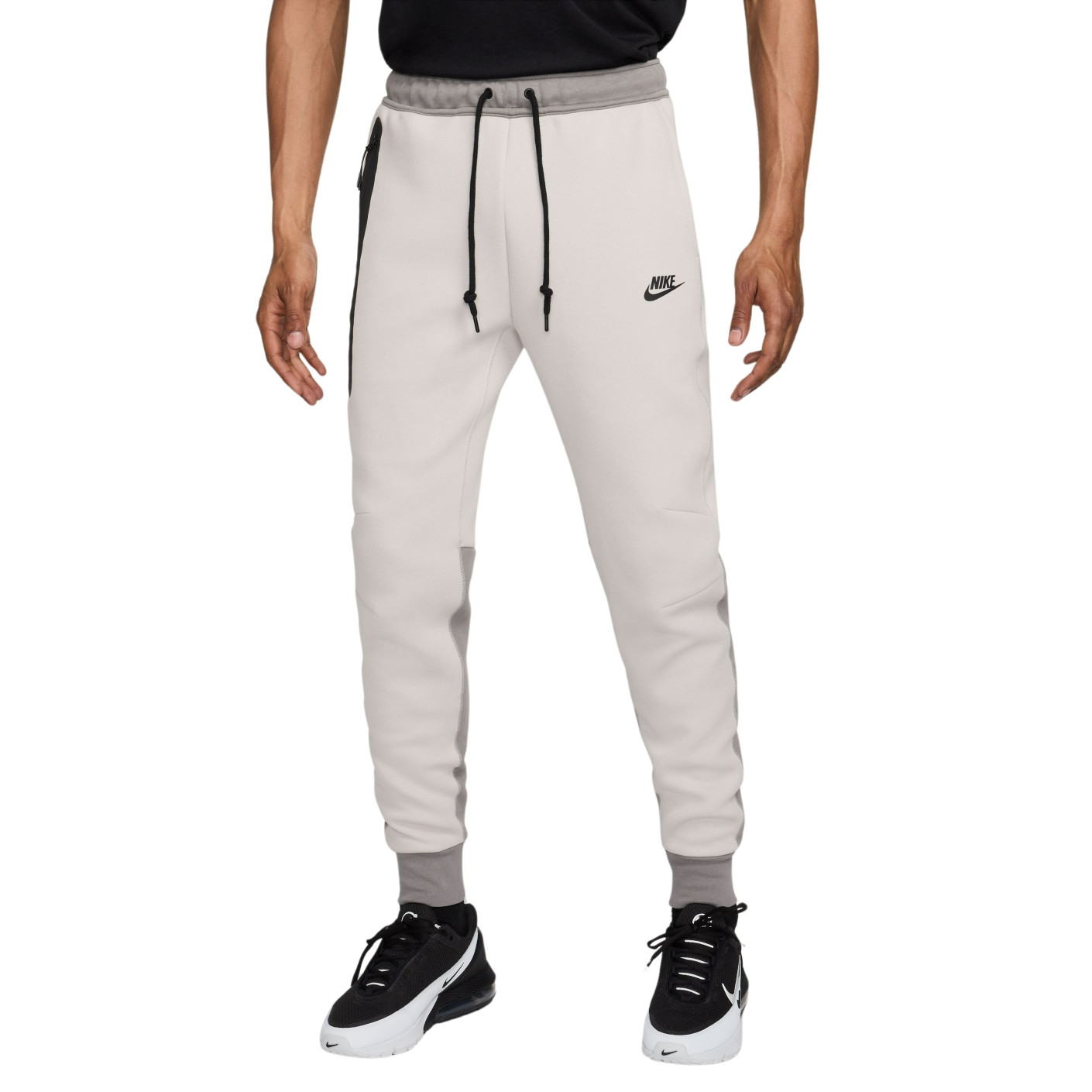 Nike Tech Fleece Sportswear Sweat Pants Light Grey Grey Black