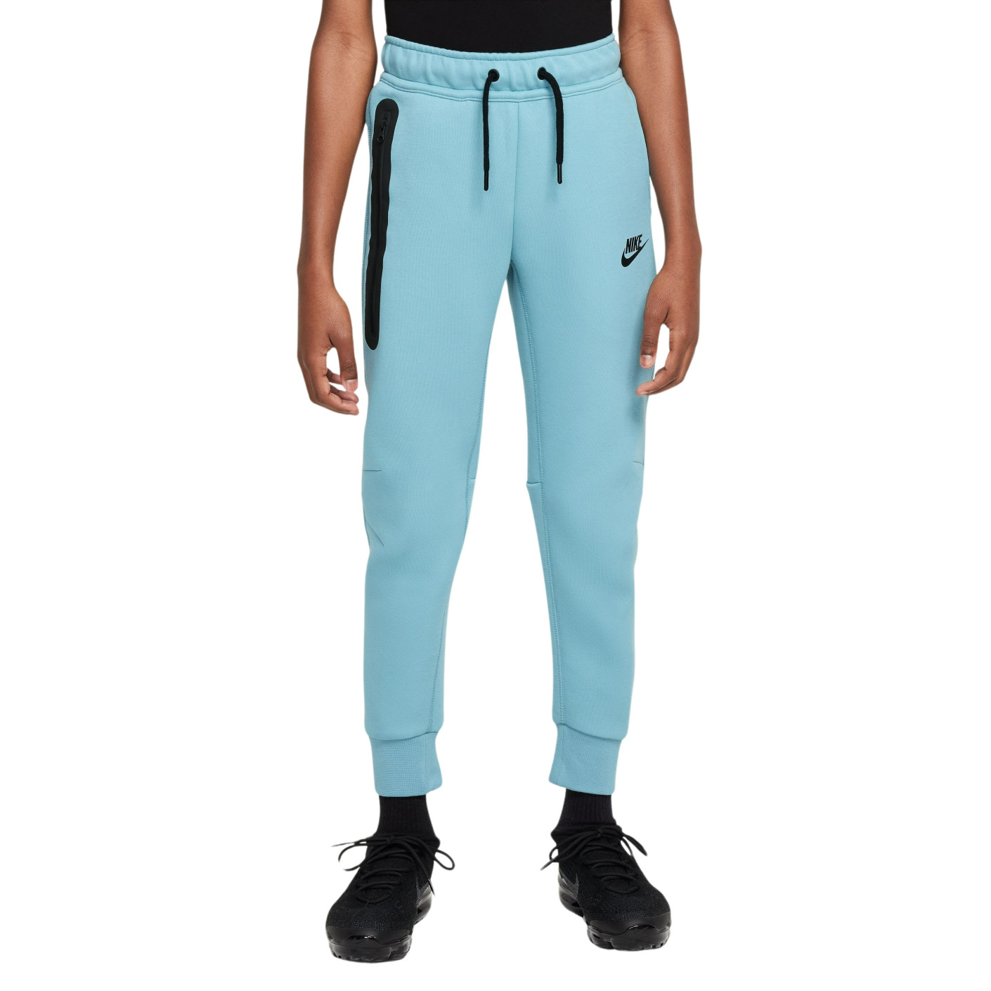 Nike Tech Fleece Sweat Pants Sportswear Kids Light Blue Black KNVBshop