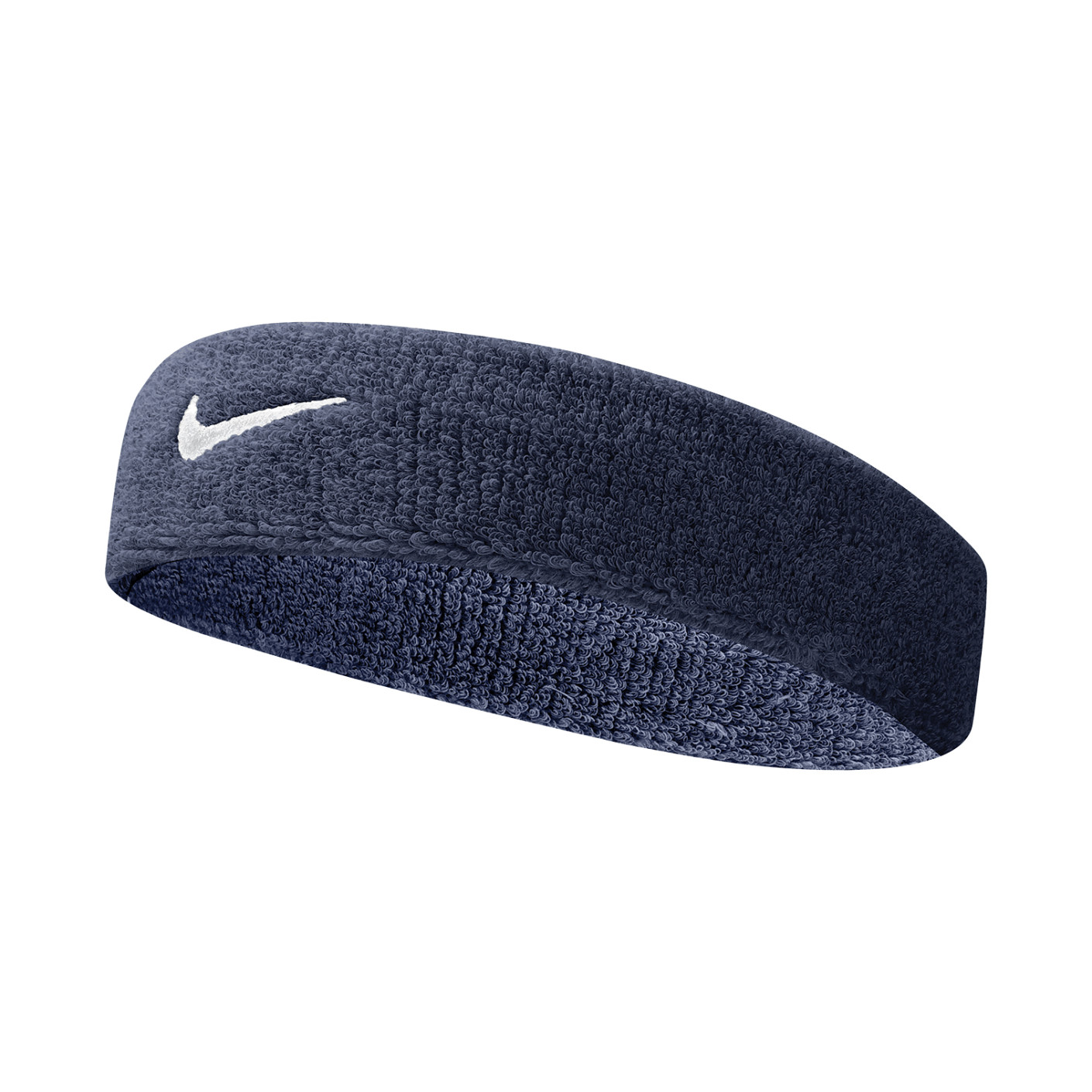 Nike Swoosh Headband Dark Blue White