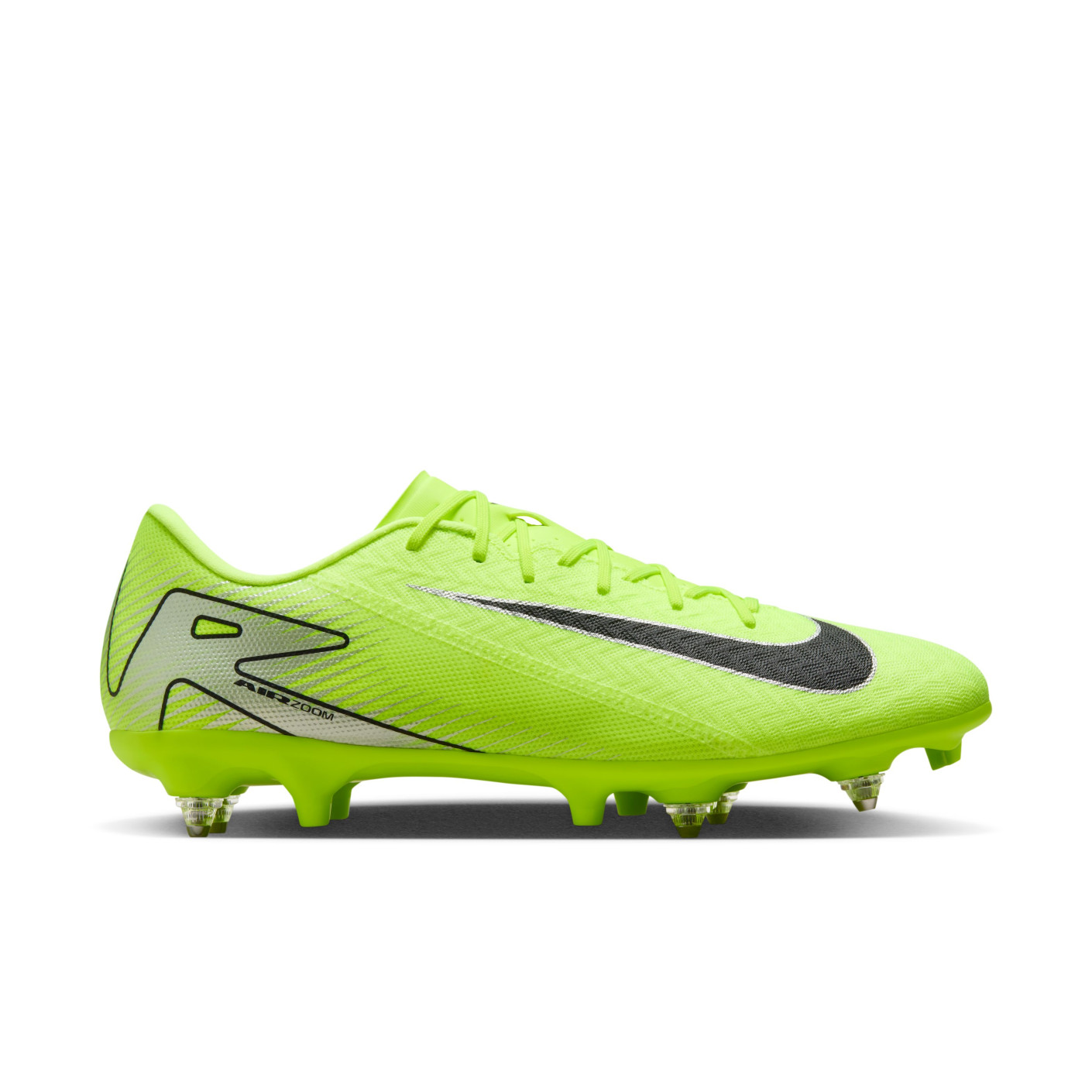 Nike Zoom Mercurial Vapor 16 Academy Iron Nop Football Shoes SG Anti Clog Neon Yellow Black Silver KNVBshop