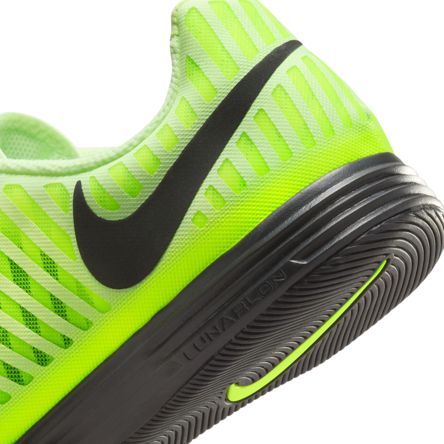 Nike Lunar Gato II Indoor Football Boots IN Neon Yellow Black Grey KNVBshop