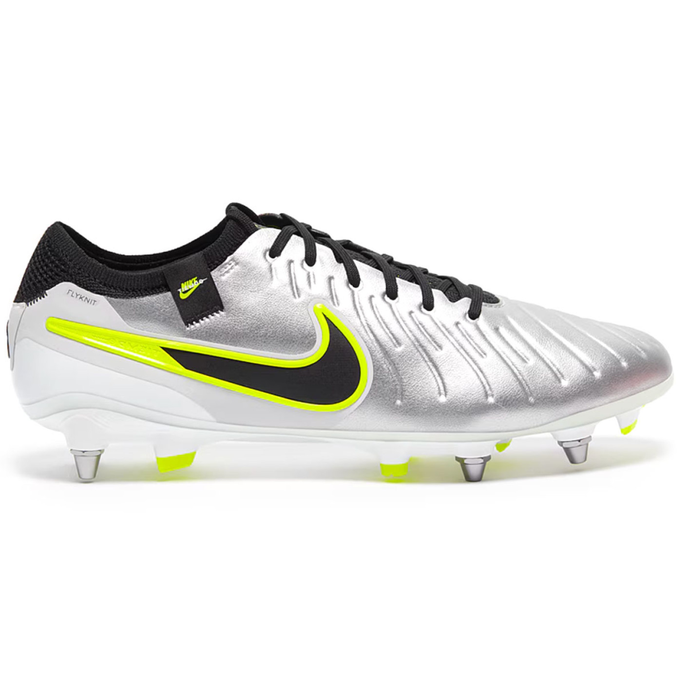 Nike tiempo grey yellow on sale