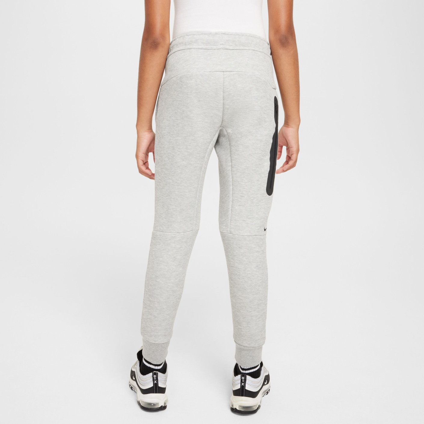 Nike tech fleece pants light grey best sale