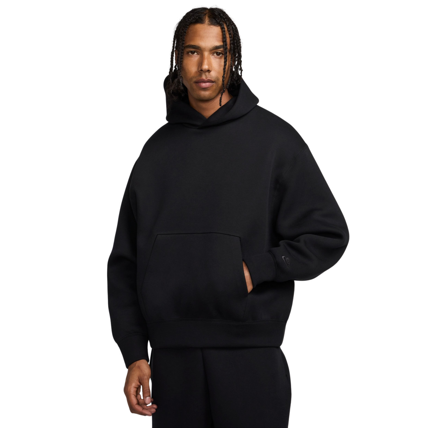 Nike Tech Fleece Hoodie Reimagined Black