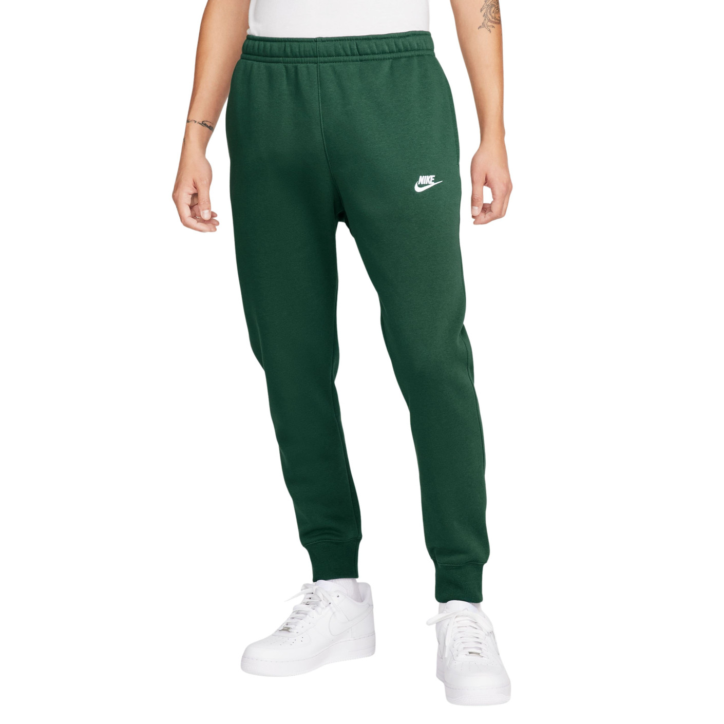 Nike Sportswear Club Fleece Sweat Pants Dark Green White