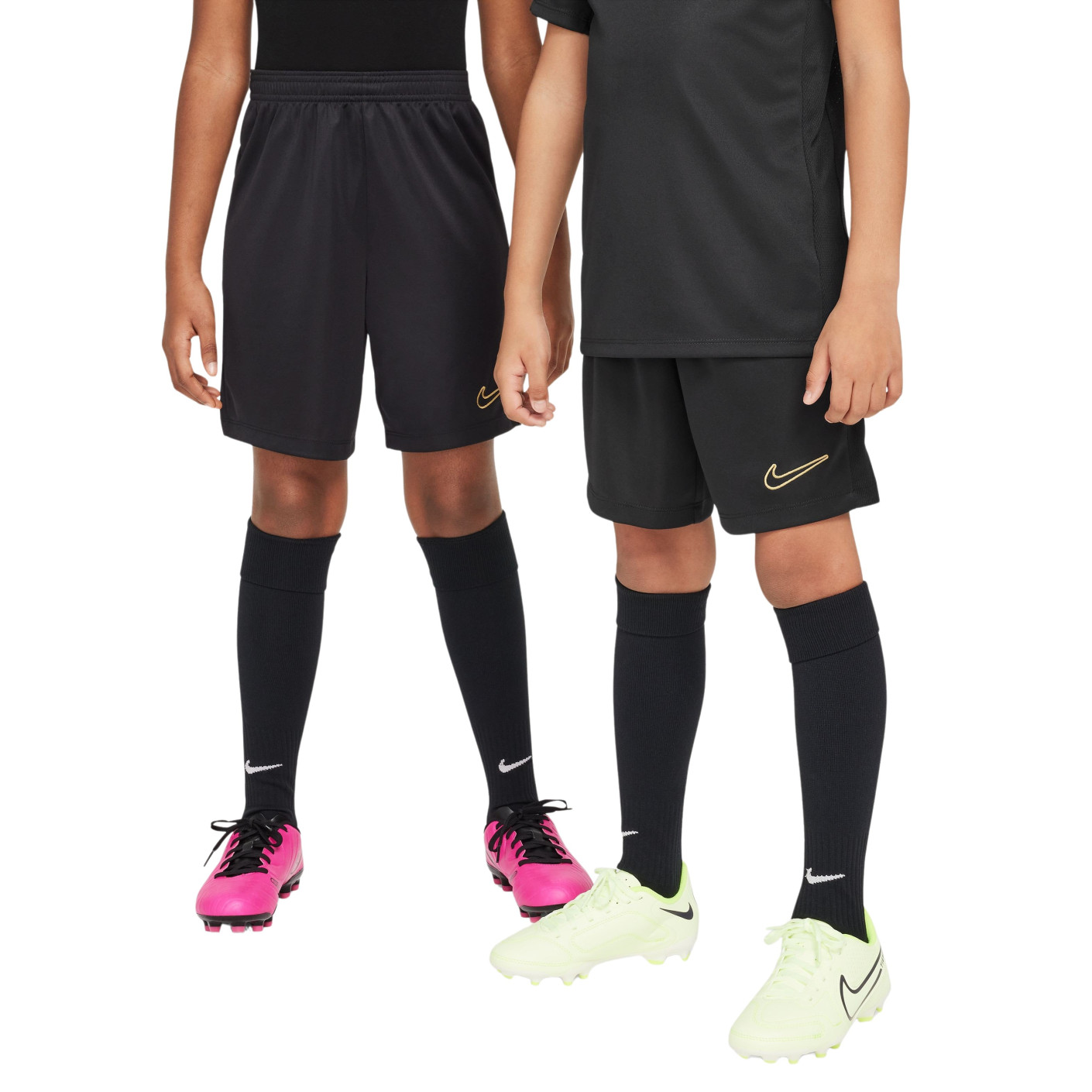 Nike Academy Kids Training Shorts Black Gold