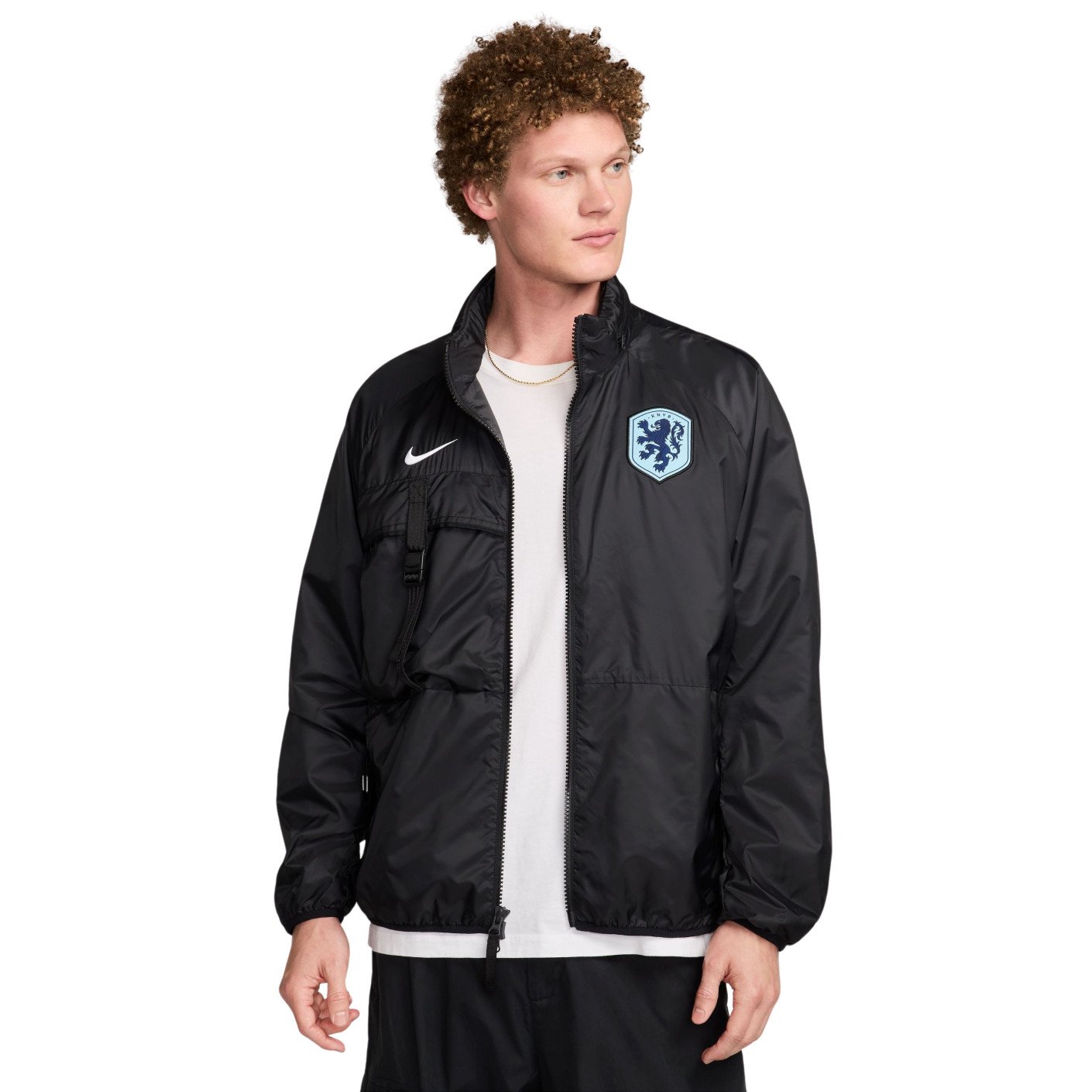 Nike Nederland Halo Full-Zip Trainingsjack 2024-2026 Zwart Wit