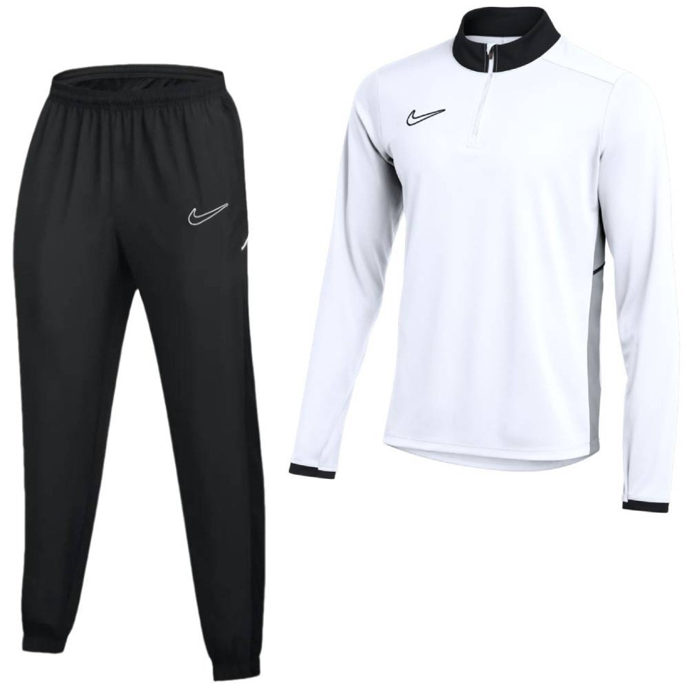 Nike Academy 25 1/4-Zip Tracksuit White Black