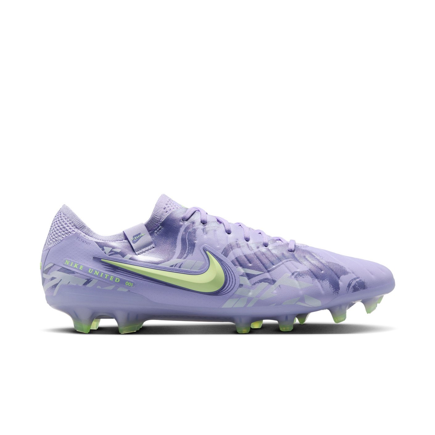 Nike Tiempo Legend Elite 10 Grass Football Shoes (FG) Light Purple Light Yellow