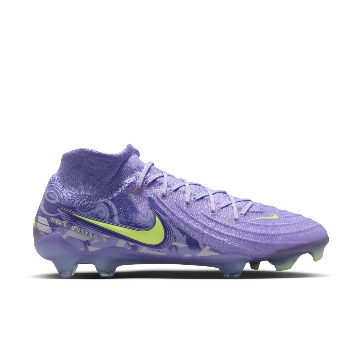 Nike Phantom Luna Elite II Gras Voetbalschoenen (FG) Lichtpaars Lichtgeel