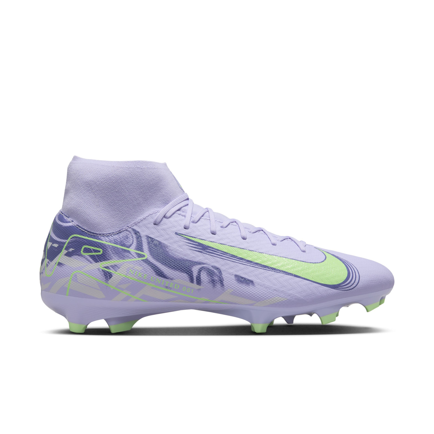 Nike Zoom Mercurial Superfly Academy 10 Gras / Kunstgras Voetbalschoenen (MG) Lichtpaars Lichtgeel