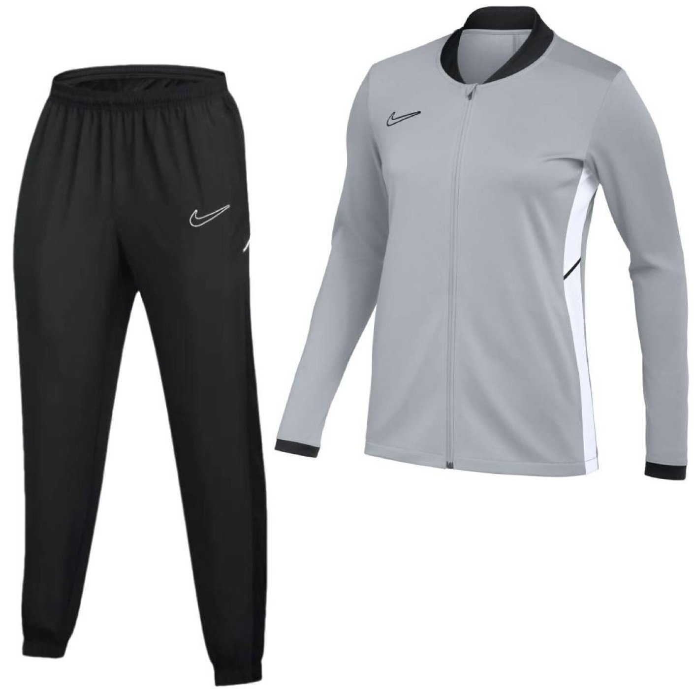 Nike Academy 25 Full-Zip Kids Tracksuit Grey Black