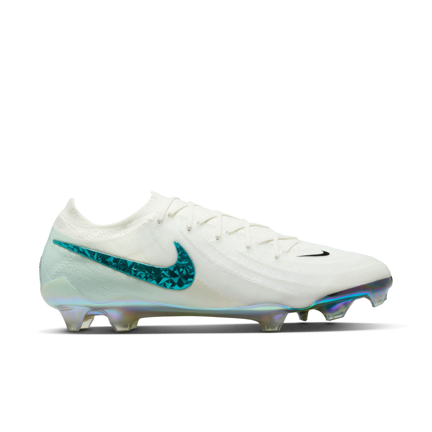 Nike Phantom GX II Elite Gras Football Boots (FG) White Emerald Green