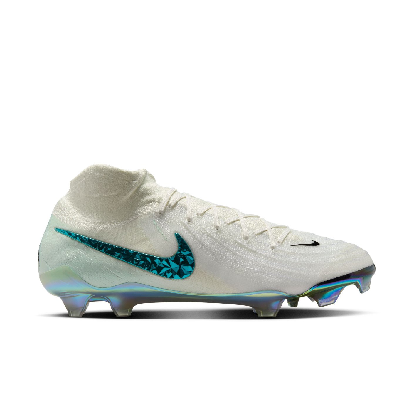 Nike Phantom Luna II Elite Gras Voetbalschoenen (FG) Wit Smaragdgroen