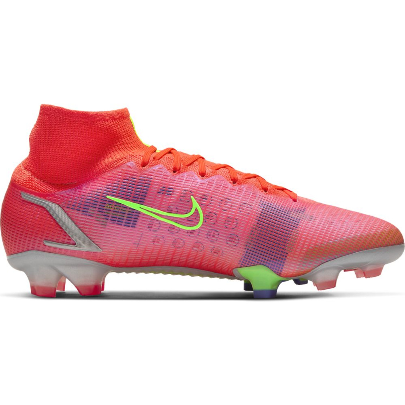 Nike mercurial red and silver hotsell