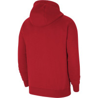 Nike Park 20 Hoodie Fleece Tracksuit Kids Red Black