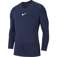 Nike Park Dri-Fit Long Sleeve Base Layer Dark Blue White