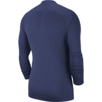 Nike Park Dri-Fit Long Sleeve Base Layer Dark Blue White