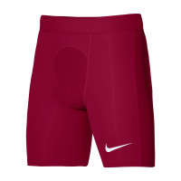 Nike Pro Strike Dri-Fit Slidingbroekje Donkerrood Wit