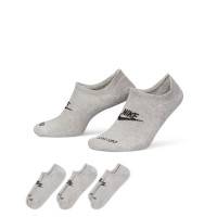 Nike Everyday Plus Cushioned Sportsokken 3-Pack Grijs