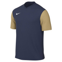 Nike Tiempo Premier II Football Shirt Dark Blue Gold