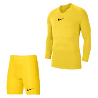 Nike Park Dri-Fit Long Sleeve Training Set Yellow Black