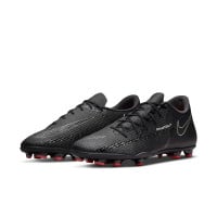 Nike Phantom Club GT2 Grass/Artificial Turf Football Shoes (MG) Black White Red