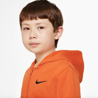 helper Of anders extreem Nike Nederland Club Full-Zip Vest 2022-2024 Kids Oranje Zwart - KNVBshop.nl