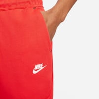 Nike Jogger Tech Fleece Coral Red Black White