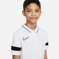 Nike Academy 21 Dri-Fit Polo Kids White Black