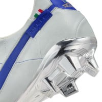 Nike Tiempo Legend Elite 9 Made in Italy Grass Football Shoes (FG) White Blue Silver