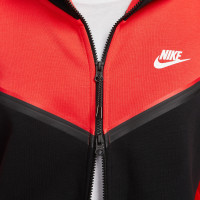 Nike Tech Fleece Vest Coral Red Black White