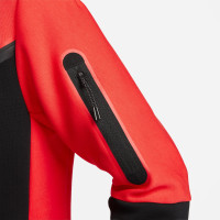 Nike Tech Fleece Vest Koraalrood Zwart Wit