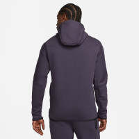 Nike Hoodie Tech Fleece Paars Zwart