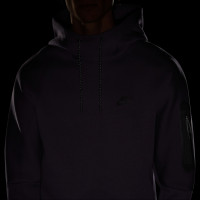 Nike Hoodie Tech Fleece Paars Zwart