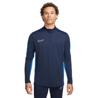 Nike Dri-Fit Academy 23 1/4-Zip Trainingstrui Donkerblauw Blauw Wit